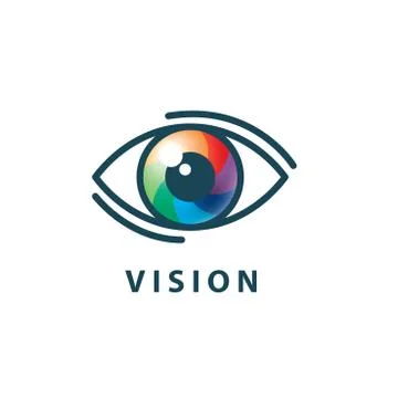 Sign in the shape of the eye. Vector illustration of the icon Stock Illustration