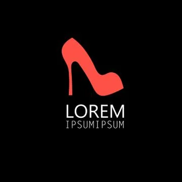 Sign shoe Illustrazione stock