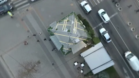 A sign on the side of a building pyramid Stock-Footage 131262123