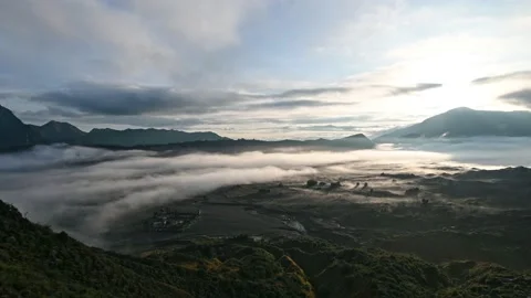 A sign on the side of a mountain Stock Footage 130765698