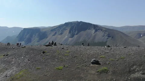 A sign on the side of a mountain Video stock 147399344