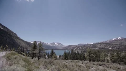 A sign on the side of a mountain Stock Footage 155583481