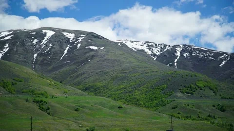 A sign on the side of a mountain Video stock 156014133