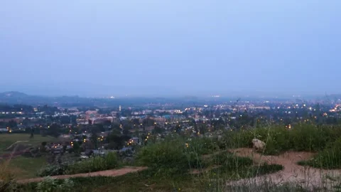 A sign on the side of a mountain 動画素材 156014884
