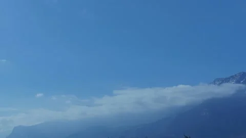 A sign on the side of a mountain 動画素材 156020297