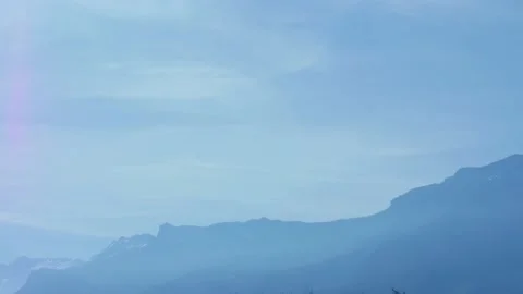 A sign on the side of a mountain Stock Footage 156025529