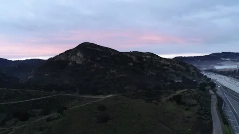 A sign on the side of a mountain Video stock 156341171