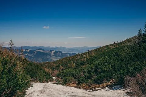 A sign on the side of a mountain Stock Photos