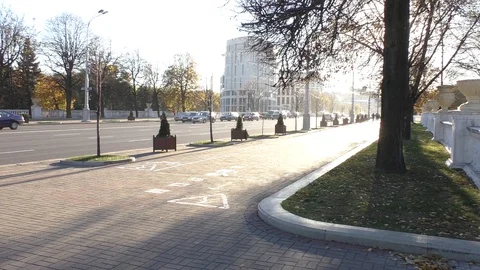 A sign on the side of a road Stock Footage 130139071