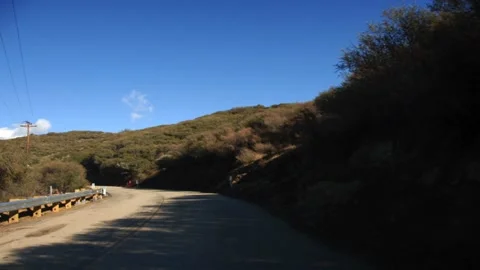 A sign on the side of a road 库存影片 157759893