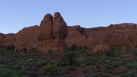 A sign on the side of a rocky mountain Stock Footage 156012869