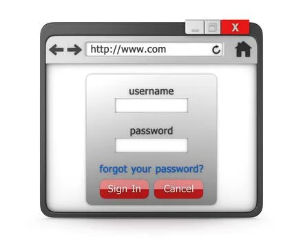 Sign In Sign In , This is a computer generated and 3d rendered picture. Co... 스톡 사진