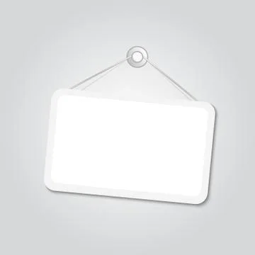 Sign on the silicone suction cup Stock Illustration