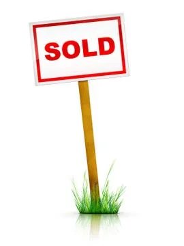 Sign - Sold Stock-Illustration