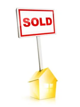 Sign - Sold Stock Illustration