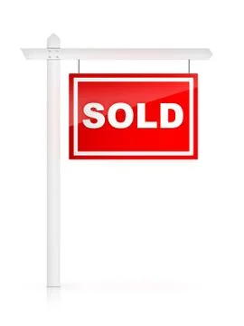 Sign - Sold Stock Illustration