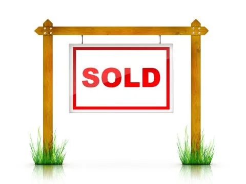 Sign - Sold Stock Illustration