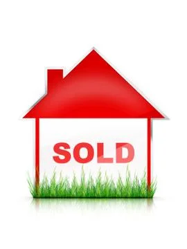 Sign - Sold Stock Illustration