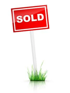 Sign - Sold Stock Illustration