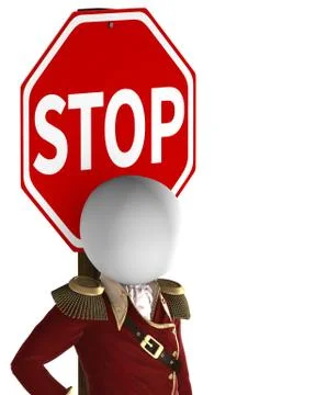 Sign of stop Stock Illustration