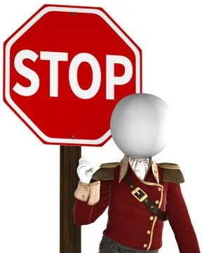 Sign of stop Stock Illustration