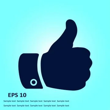 Like sign symbol. Stock Illustration