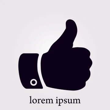 Like sign symbol. Stock Illustration