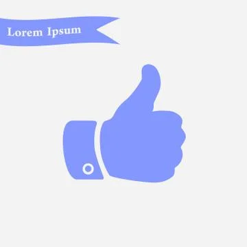 Like sign symbol. Stock Illustration