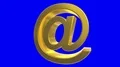 At sign symbol rotate email internet web social network e-mail digital loop 4k 4k or 4k+ Resolution