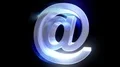 At sign symbol rotate email internet web social network e-mail digital loop 4k 4k or 4k+ Resolution