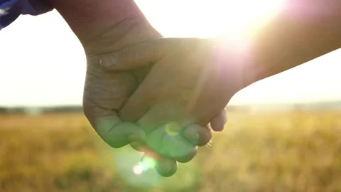 Sign symbol separation. hands man woman part sunset. separation love. love has Stock Footage 250070028