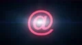 At sign symbol text explode email internet web social network e-mail digital 4k 4k or 4k+ Resolution