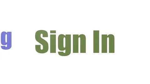 Sign In Tag Cloud Animated Isolated On White Stock Footage 99620646