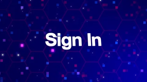 Sign In text animation with background Video stock 260209709