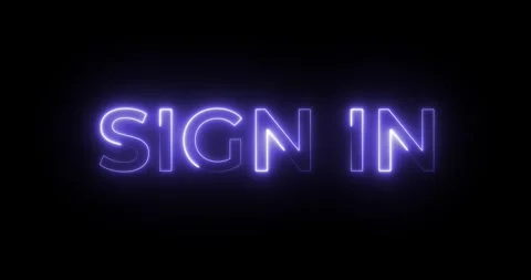 Sign in text animation Stock Footage 287400736