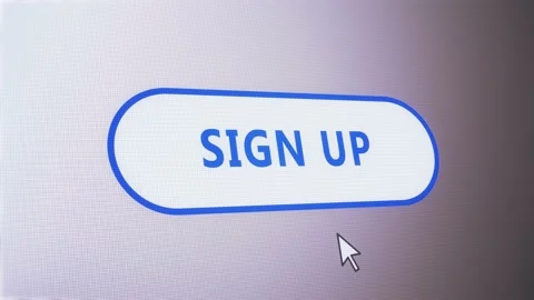 Sign up text button icon click mouse label tag animation 動画素材 146730285