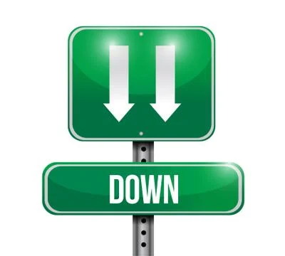 Sign toilets closeup Illustrazione stock