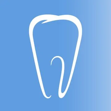 Sign of tooth Illustrazione stock