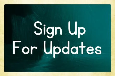 Sign up for updates イラスト素材