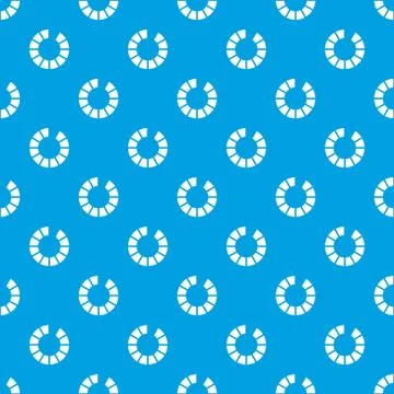 Sign waiting download on internet pattern seamless blue Stock Illustration