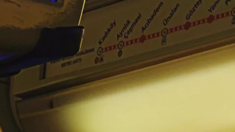 A sign on the wall. Stock Footage 284072248