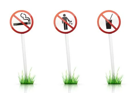 Sign  Warning Stock Illustration