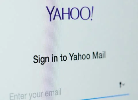 Sign in to yahoo email Stock Photos