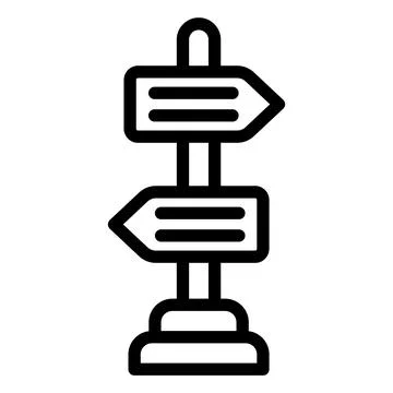 Signage Vector Icon Design Illustration Illustrazione stock