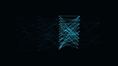Signal Advances Layer By Layer Through A Deep Neural Network Stock-Footage 344511568