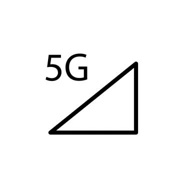 Signal bar icon template Stock Illustration