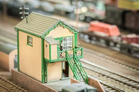 Signal box 库存照片