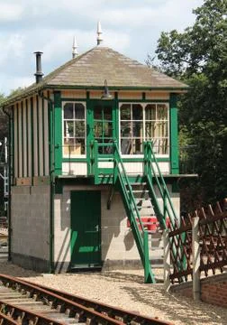 Signal Box. Stock Photos