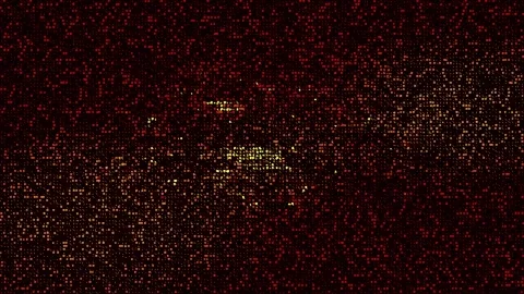 Signal Compression Glitch Loop Landscape Stock Footage 331084342