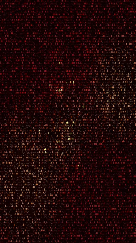 Signal Compression Glitch Loop Vertical Stock Footage 331084340